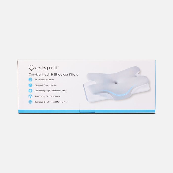 Caring Mill™ Cervical Neck & Shoulder Pillow with Acid Reflux Relief, , large