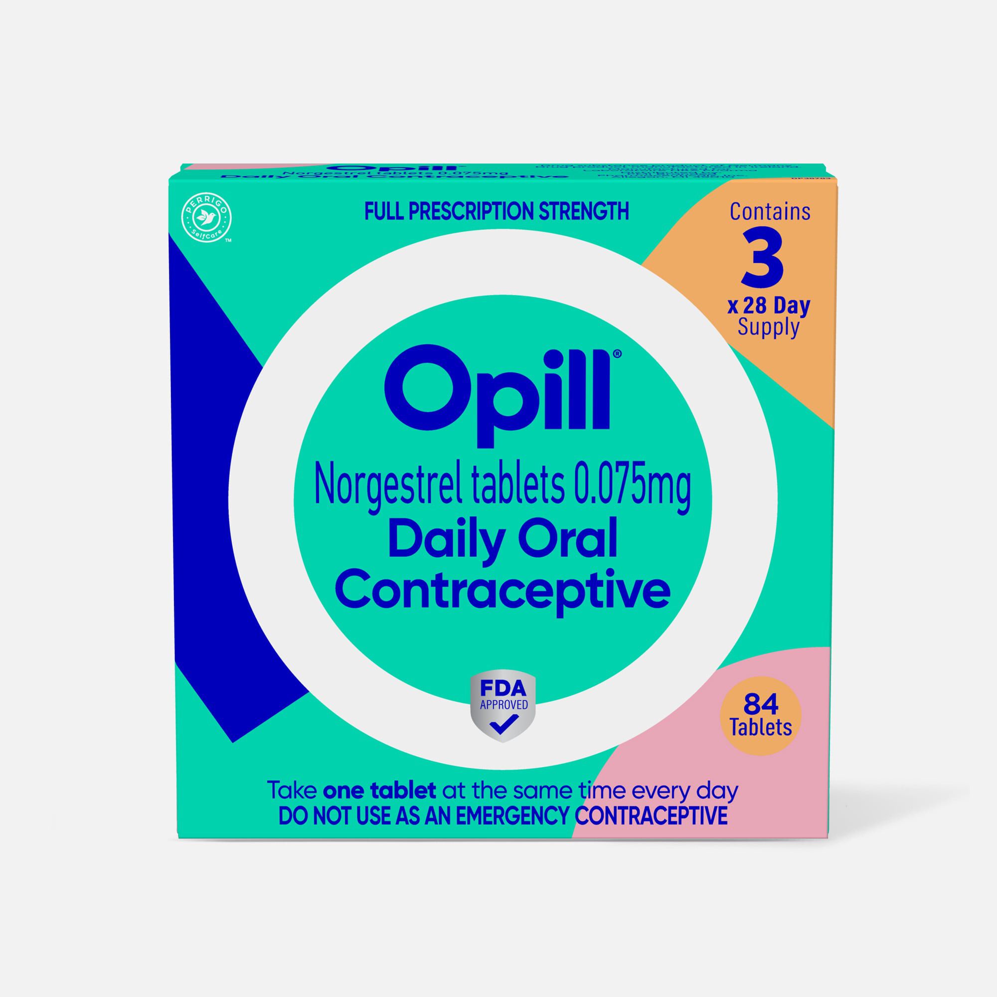 Opill Daily Birth Control Pill, 84 ct, , large