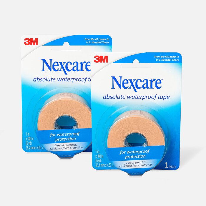 Nexcare Absolute Waterproof Tape, 1" x 5 yds. (2-Pack), , large