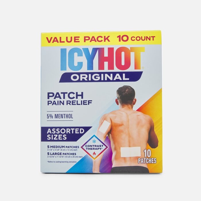 Icy Hot Original Pain Relief Patches, Medium & Large, 10 ct., , large