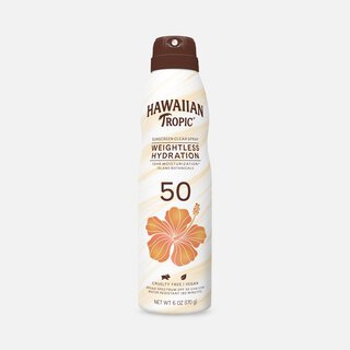 Hawaiian Tropic Silk Hydration Weightless Sunscreen Spray SPF 50, 6 oz.