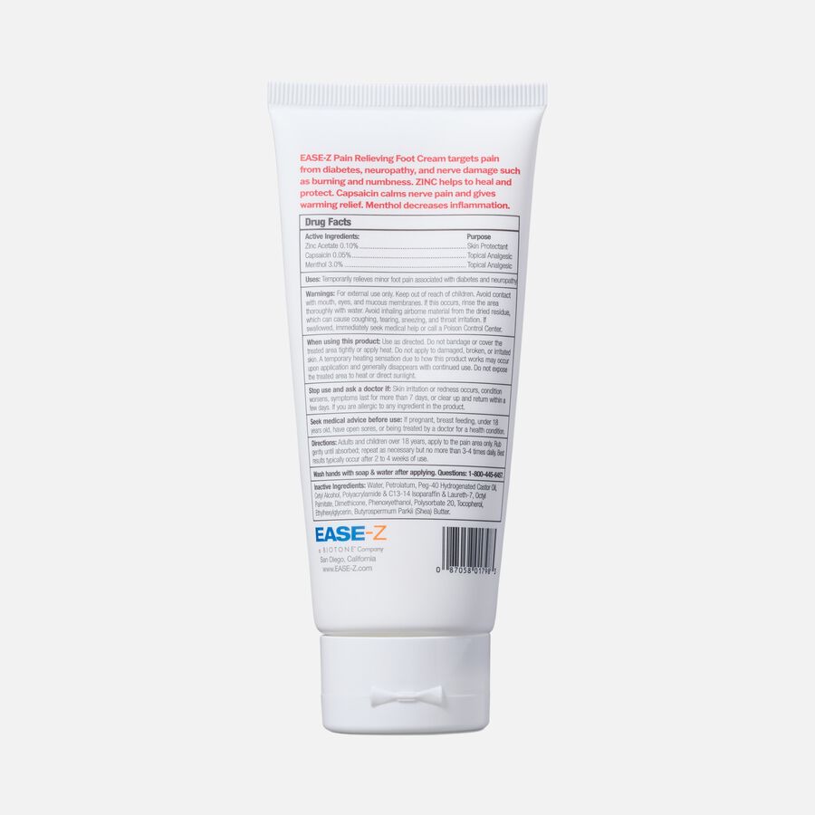 EASE-Z Pain-Relieving Foot Cream, 3 oz., , large image number 1