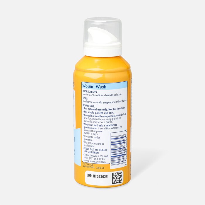 Wound Wash Saline, Simply Painless 0.9% - 3 oz., , large