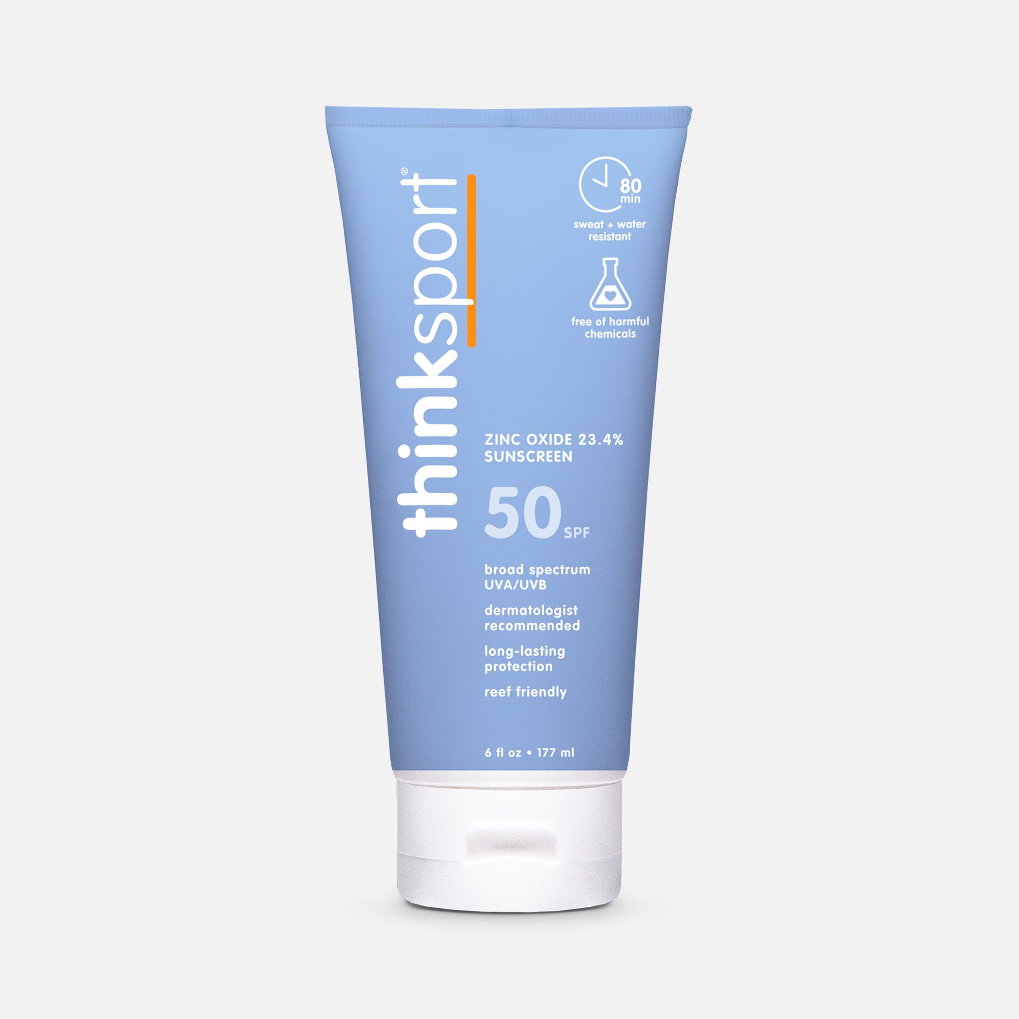 thinksport SPF 50 Sunscreen 6 fl oz, , large