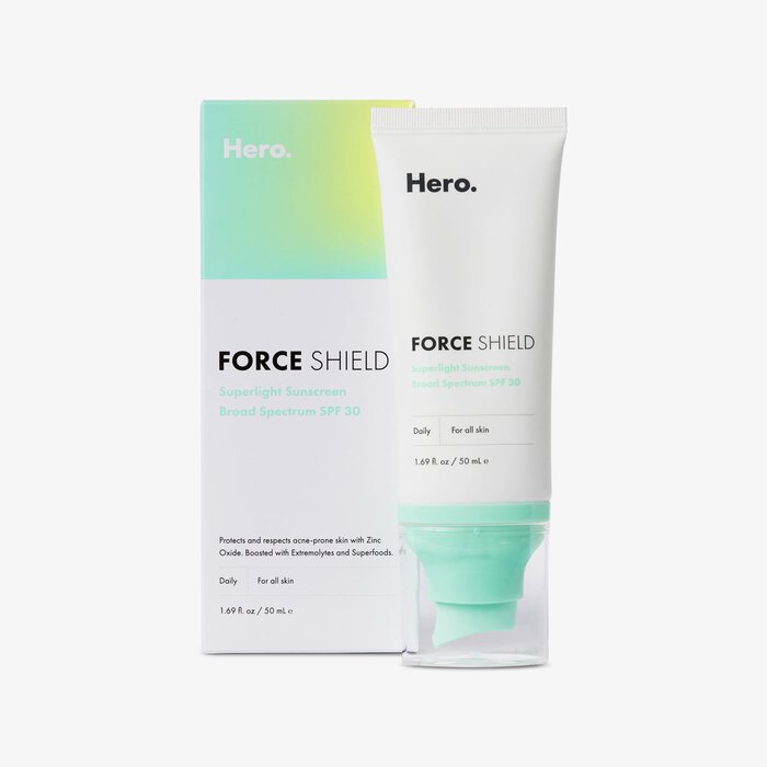 Hero Cosmetics Force Shield Superlight Sunscreen Broad Spectrum, SPF 30, 1.69 fl oz., , large