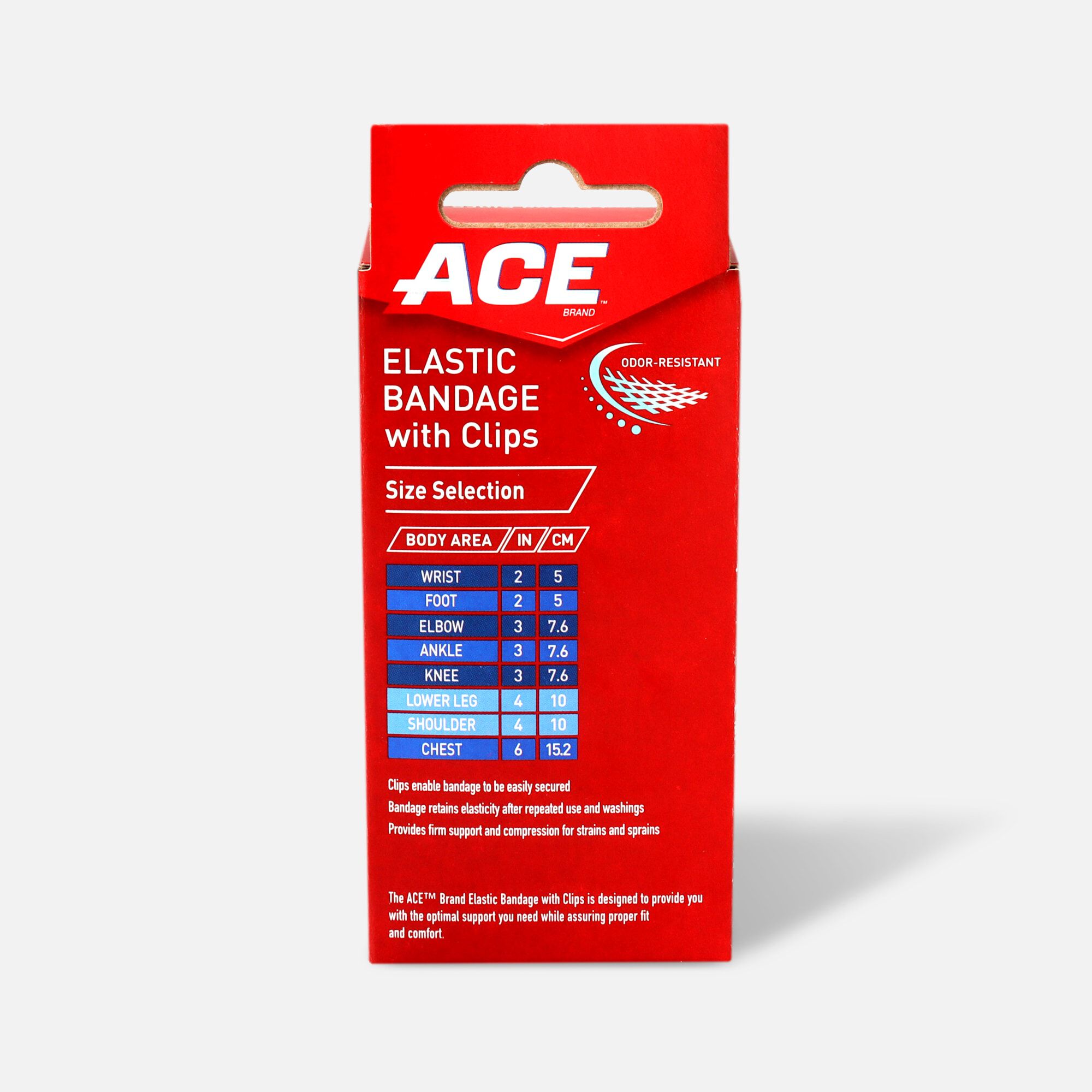 ACE Elastic Bandage with Clips, , large