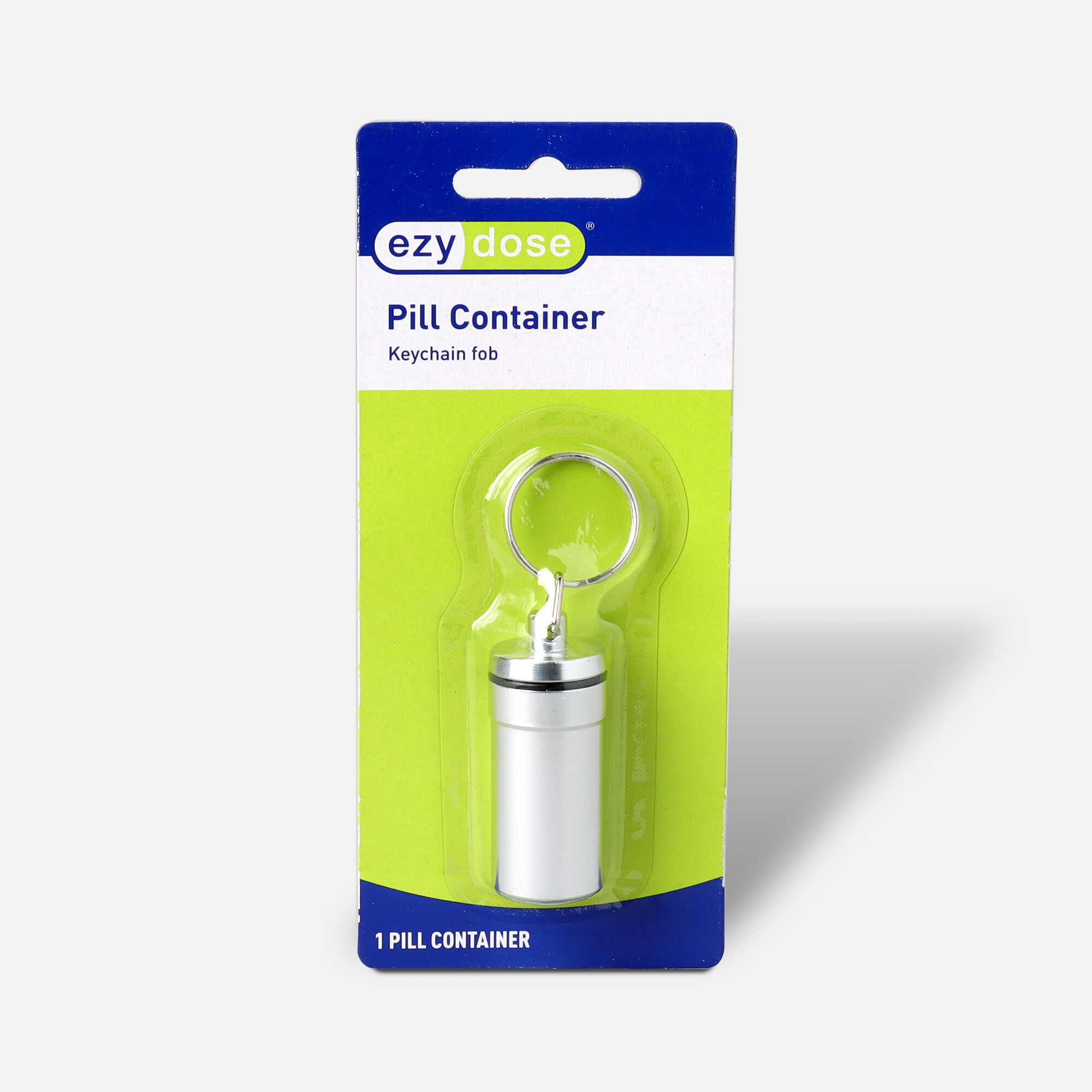 EZY Dose Deluxe Metal Pill Fob, , large