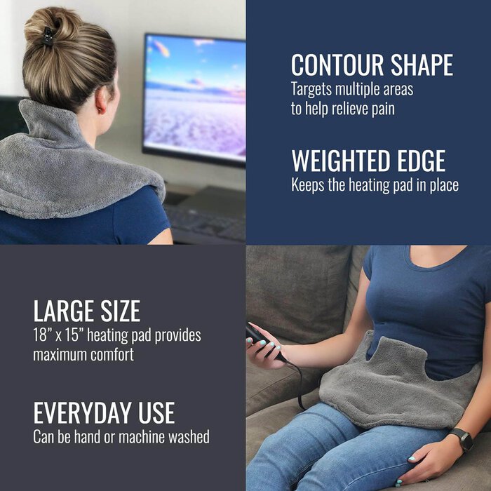 DMI Neck Electric Heating Pad, , large