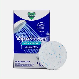 Vicks VapoShower Max Vapors Shower Tablets, 4 ct.