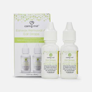Caring Mill™ Ear Wax Removal Drops 6.5% Carbamide Peroxide, 0.5 oz. (2-Pack)