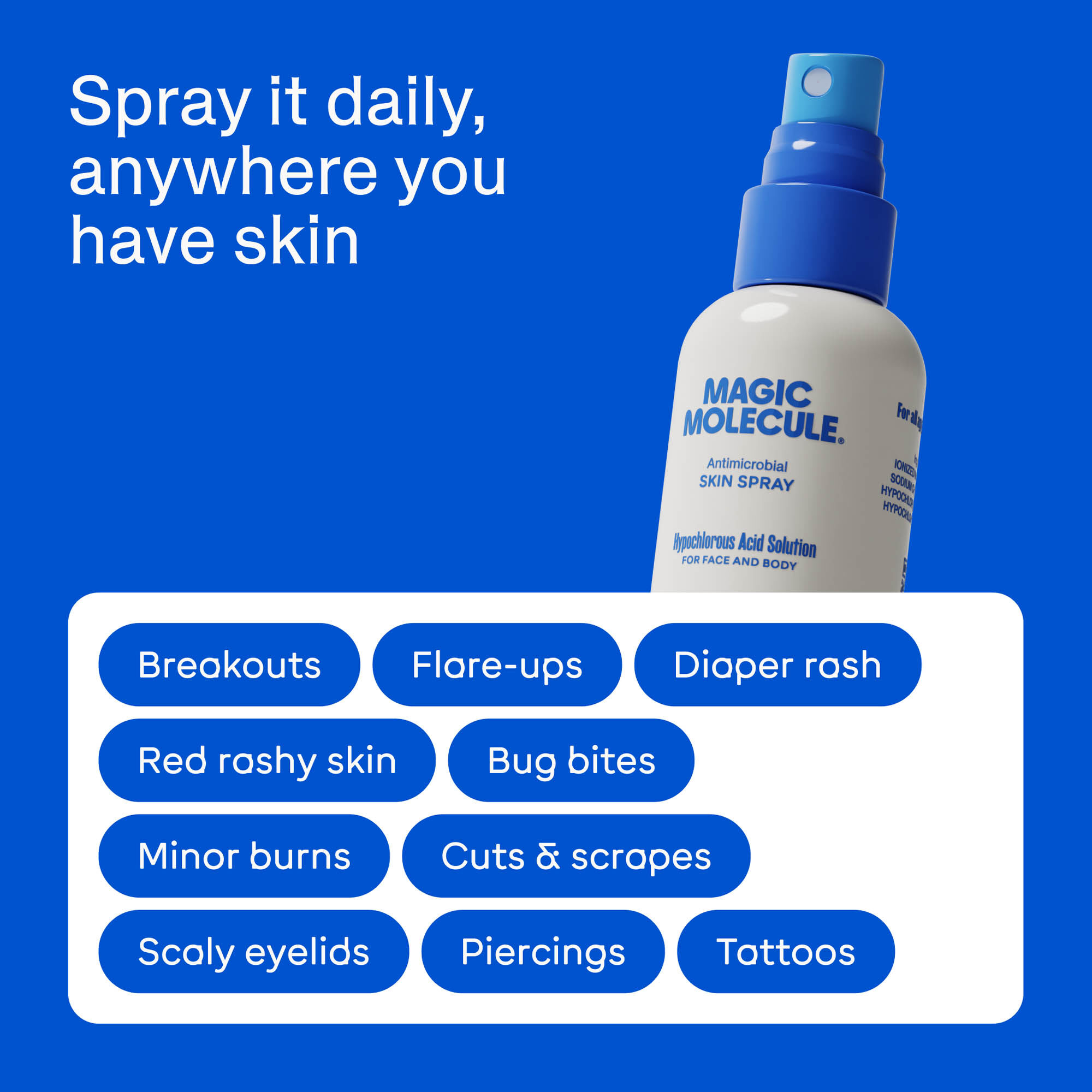 Magic Molecule Hypochlorous Acid Spray, 8 oz., , large