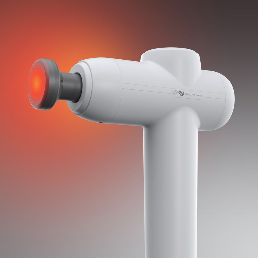 Revive Heated Massage Gun — Caring Mill™ by Aura, , large image number 4