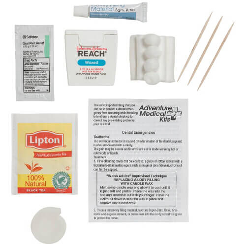 Adventure Medical Dental Medic Travel First Aid Kit with Cavity-Filler, 22 pc., , large