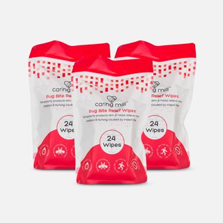 Caring Mill™ Bug Bite Relief Wipes, 24 ct. (3-Pack)