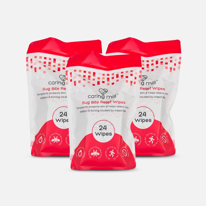 Caring Mill™ Bug Bite Relief Wipes, 24 ct. (3-Pack), , large