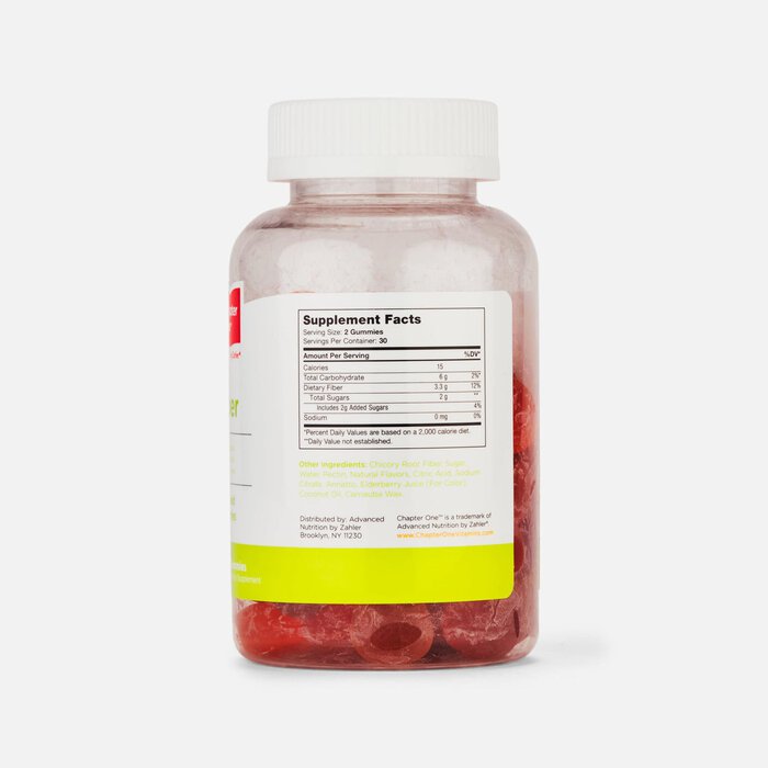 Chapter One by Zahler Fiber Gummies, 60 ct., , large