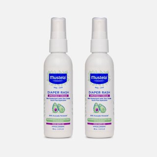 Mustela Diaper Rash Sprayable Cream, 3 fl oz. (2-Pack)