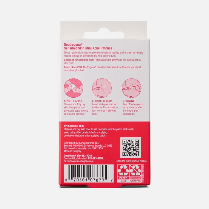 Neutrogena Sensitive Skin Acne Patch Minis, 36 ct., , large