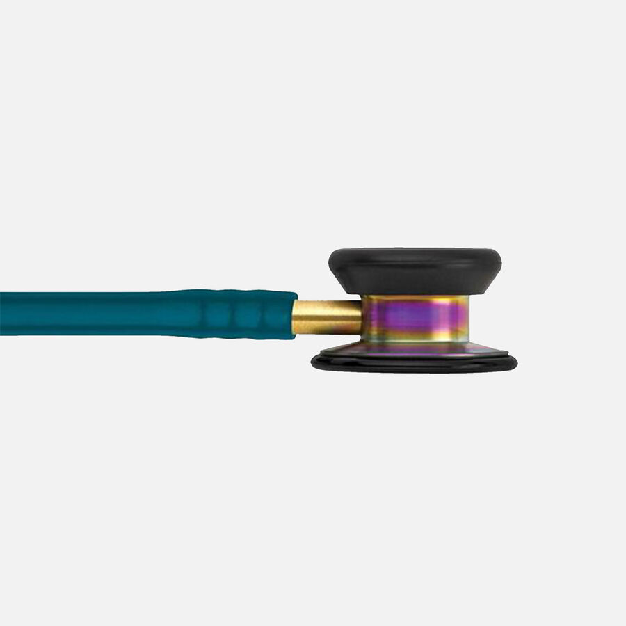 Littmann Classic II Pediatric Stethoscope, Caribbean Blue Tube with Rainbow Finish, 28", Caribbean Blue Tube with Rainbow Finish, large image number 3