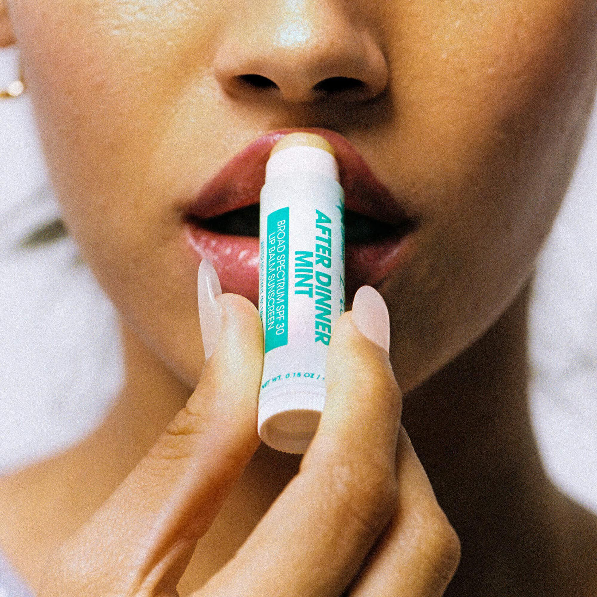 Vacation After Dinner Mint Lip Balm Sunscreen, SPF 30, 0.15 oz., , large