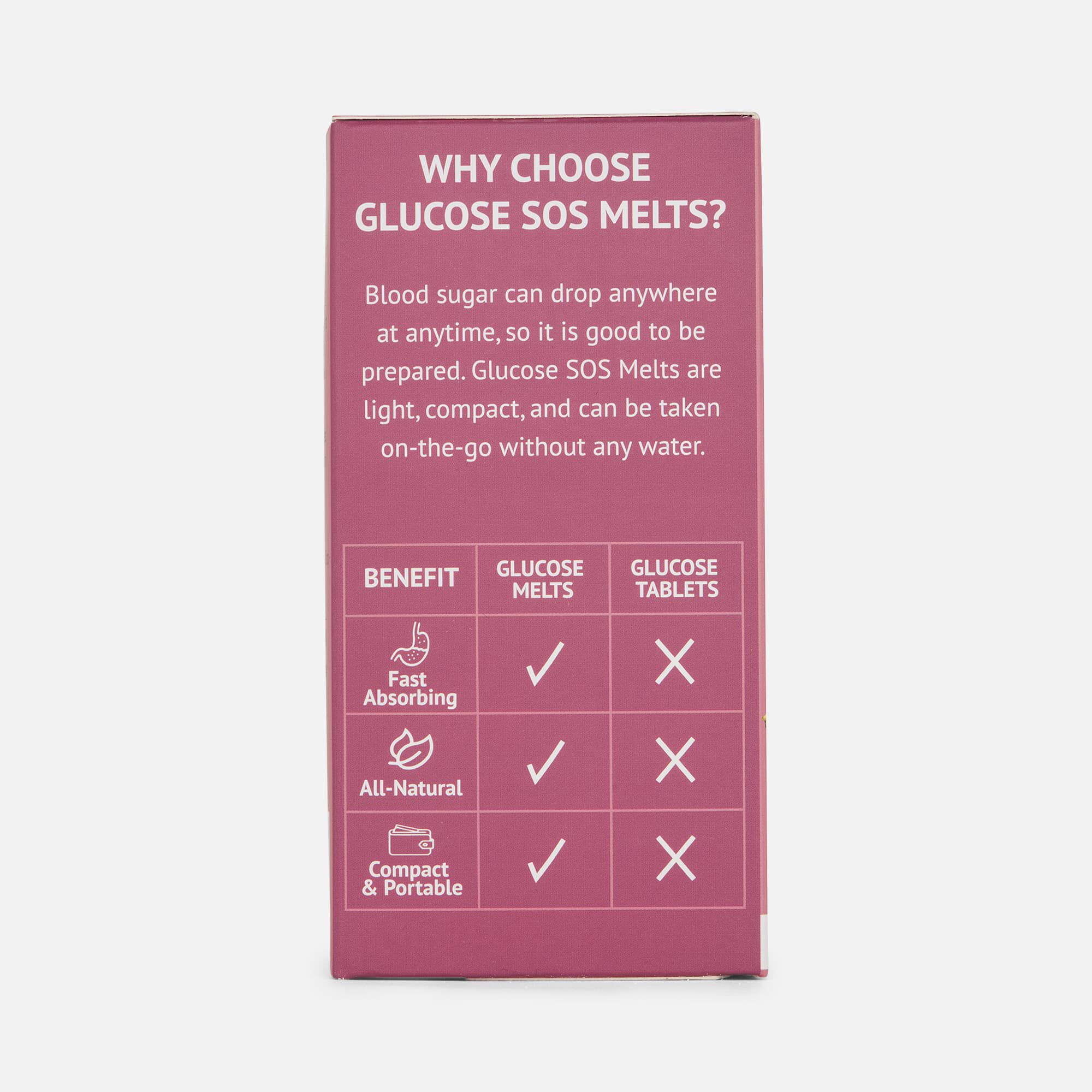 Glucose SOS Glucose Melts, 5-pack, , large