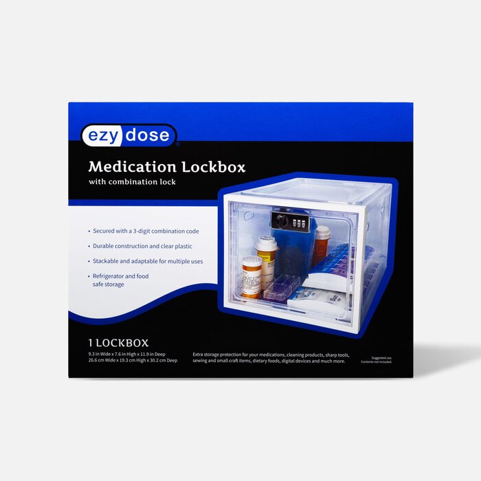 EZY Dose Medication Security Storage Lockbox, , large