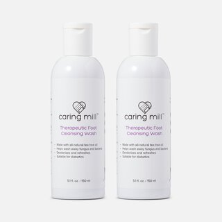 Caring Mill™ Therapeutic Foot Cleaning Wash 5.1 oz. (2-Pack)