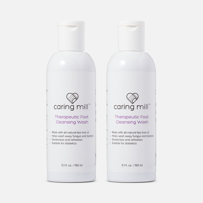 Caring Mill™ Therapeutic Foot Cleaning Wash 5.1 oz. (2-Pack), , large
