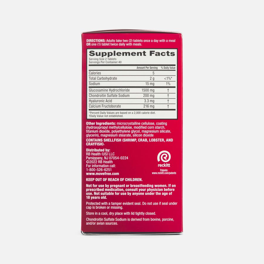 Schiff Move Free Advanced Joint Health Tablets, 80 ct., , large image number 1