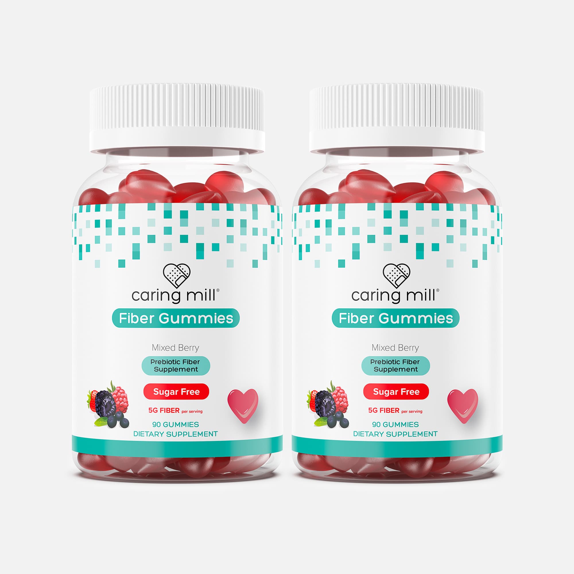 Caring Mill™ Fiber Gummy Vitamins, 90 ct. (2-Pack)