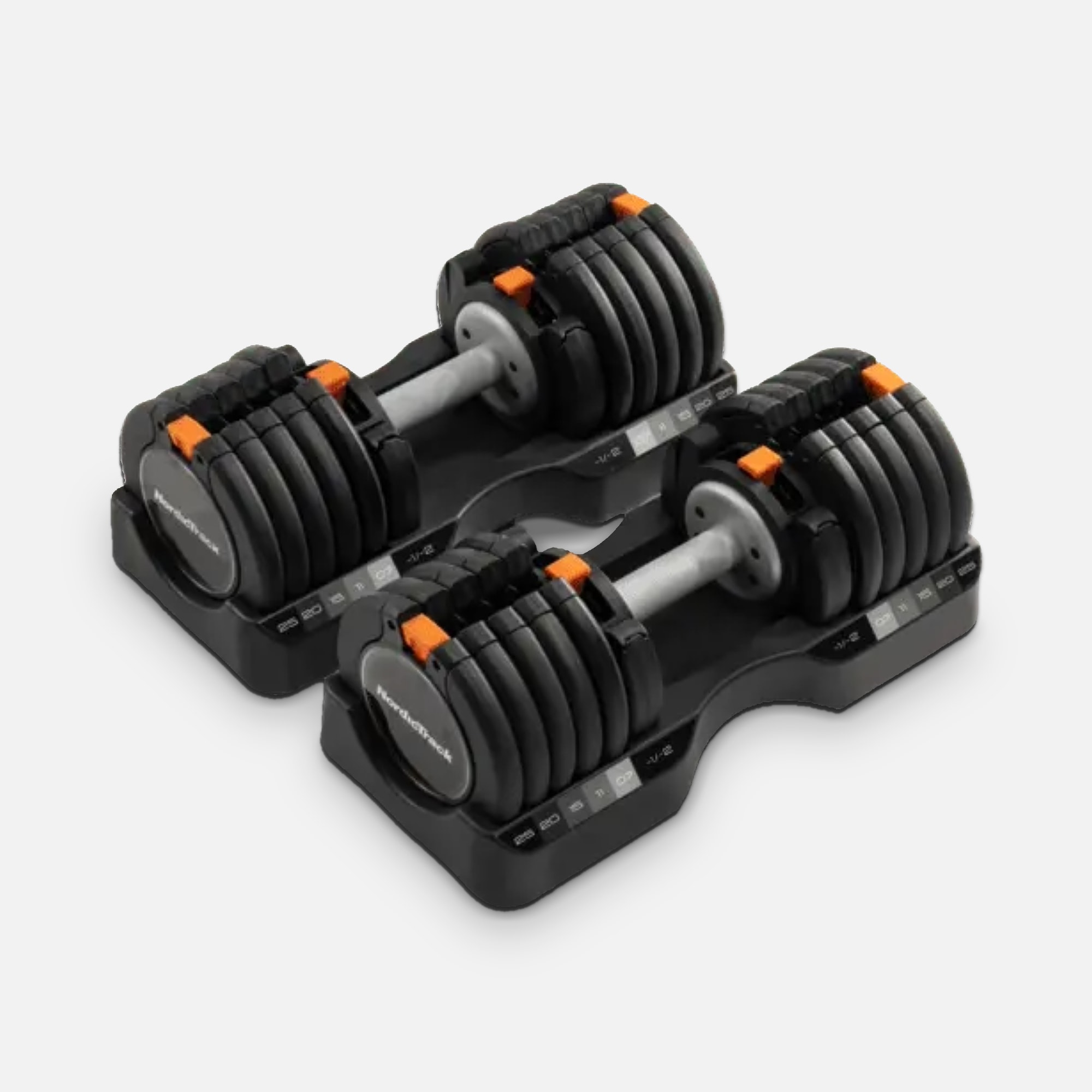 NordicTrack 55lb. Select-a-Weight Dumbbells