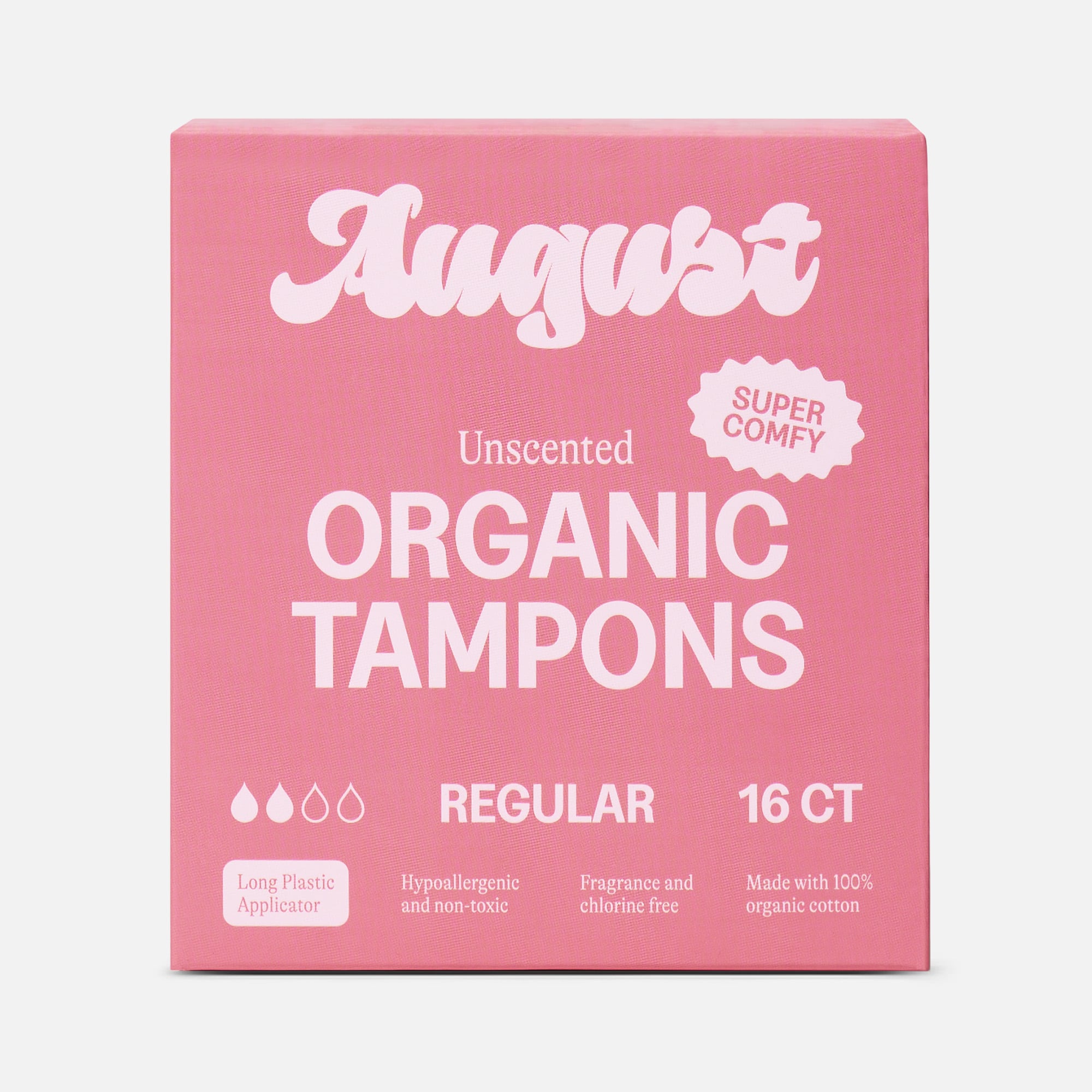 August Regular Tampons, 16 ct.