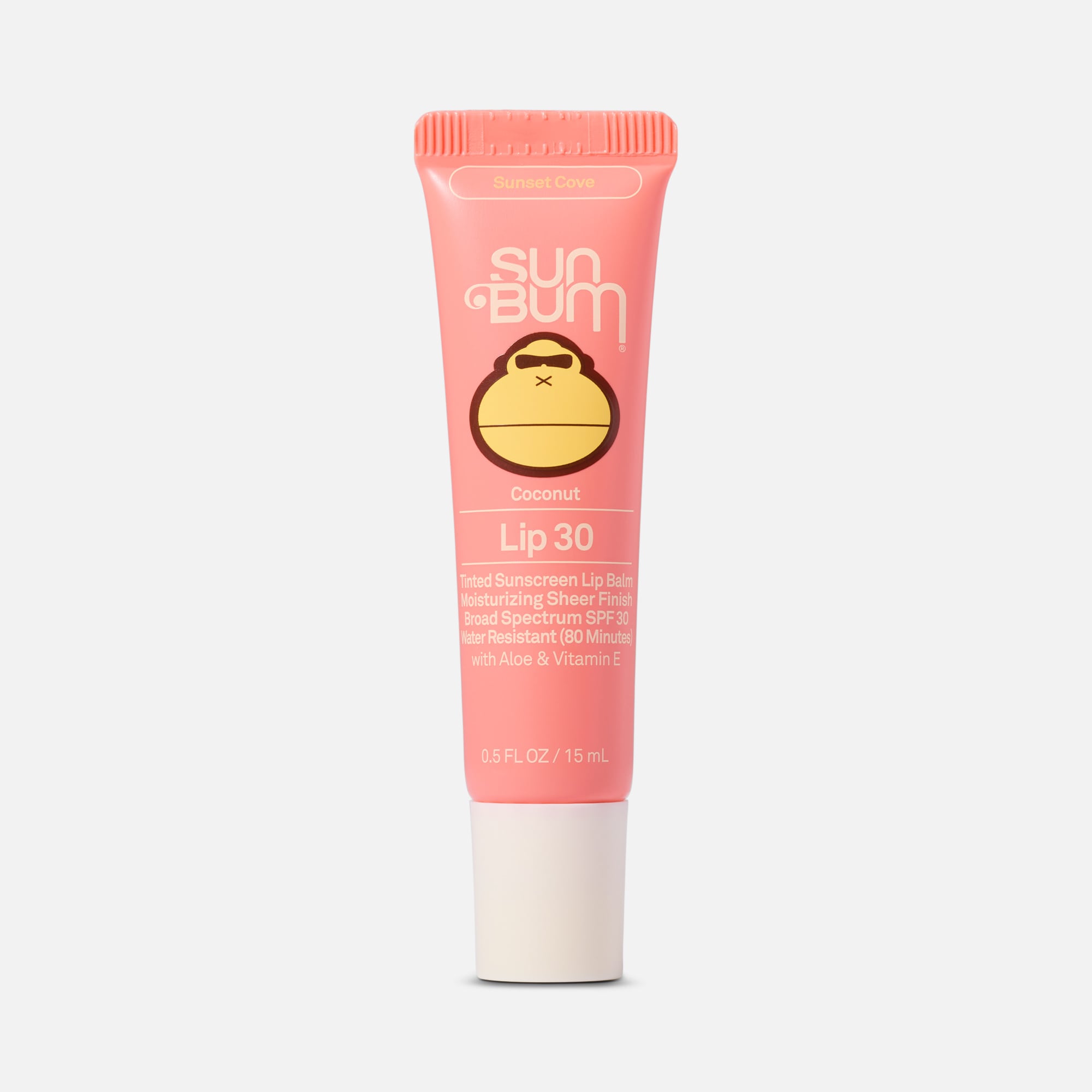 Sun Bum SPF 30 Sunscreen Tinted Lip Balm, 0.5 fl. oz., Sunset Cove