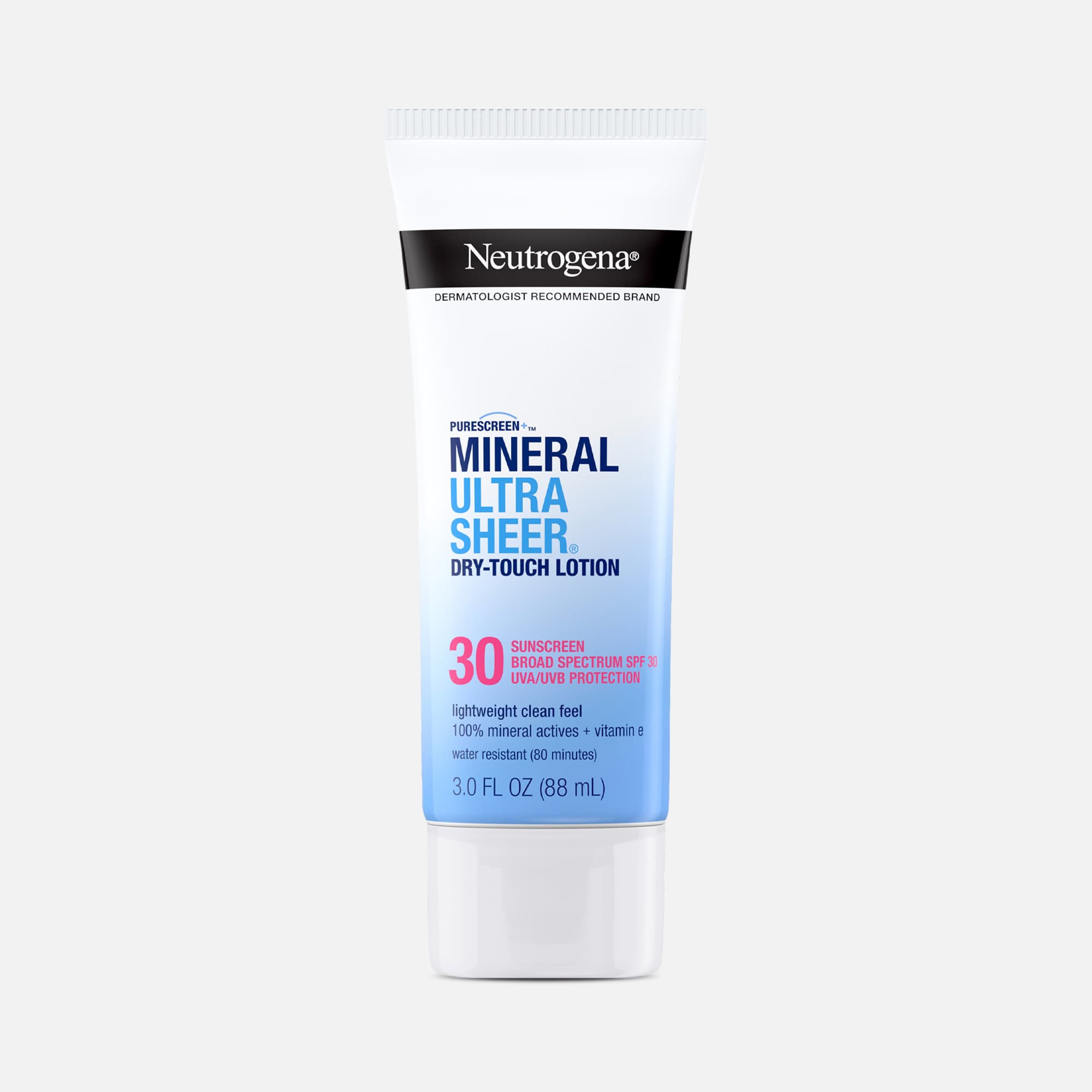 Neutrogena Mineral UltraSheer Sunscreen, SPF 30, 3 oz.