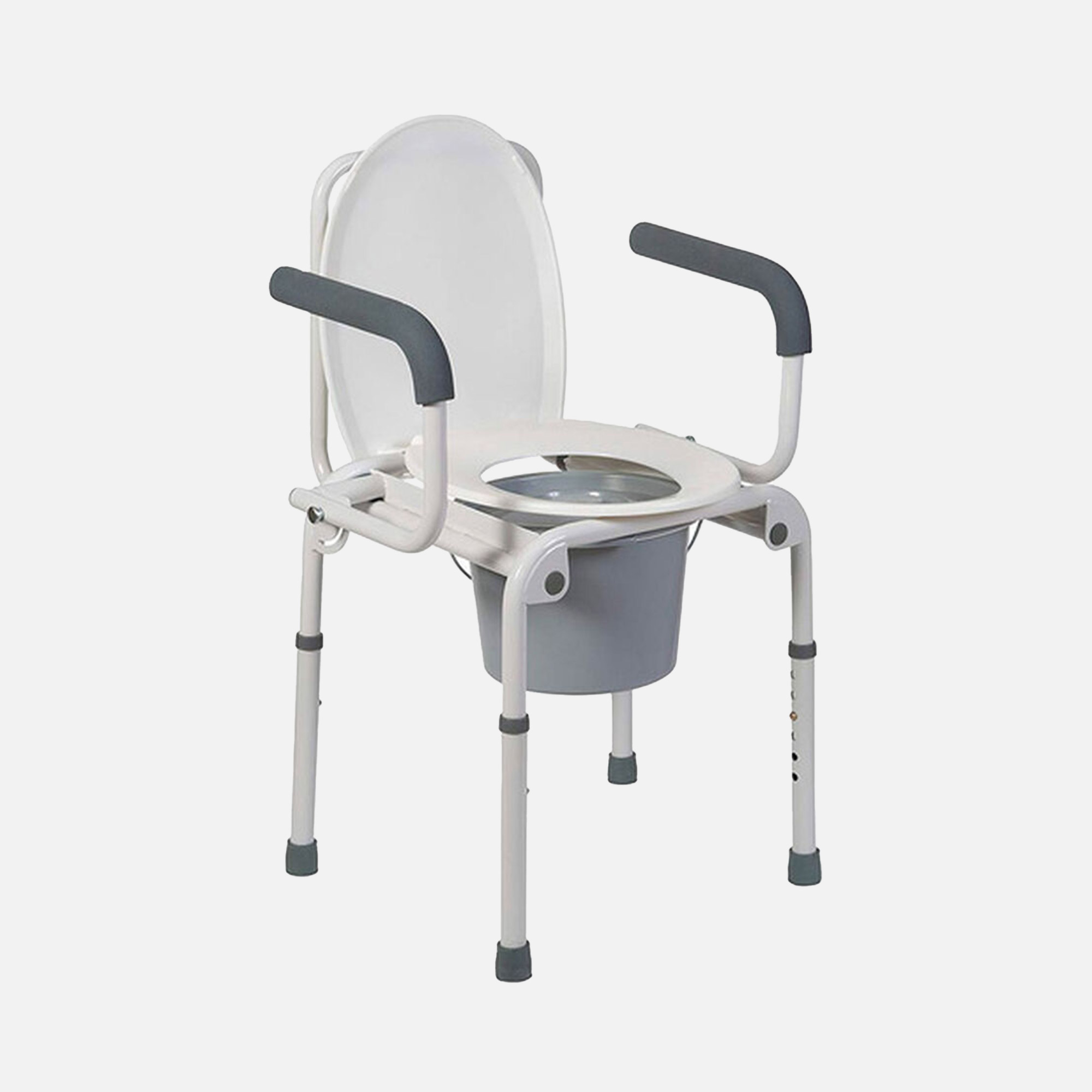 DMI® Steel Drop-Arm Bedside Commode