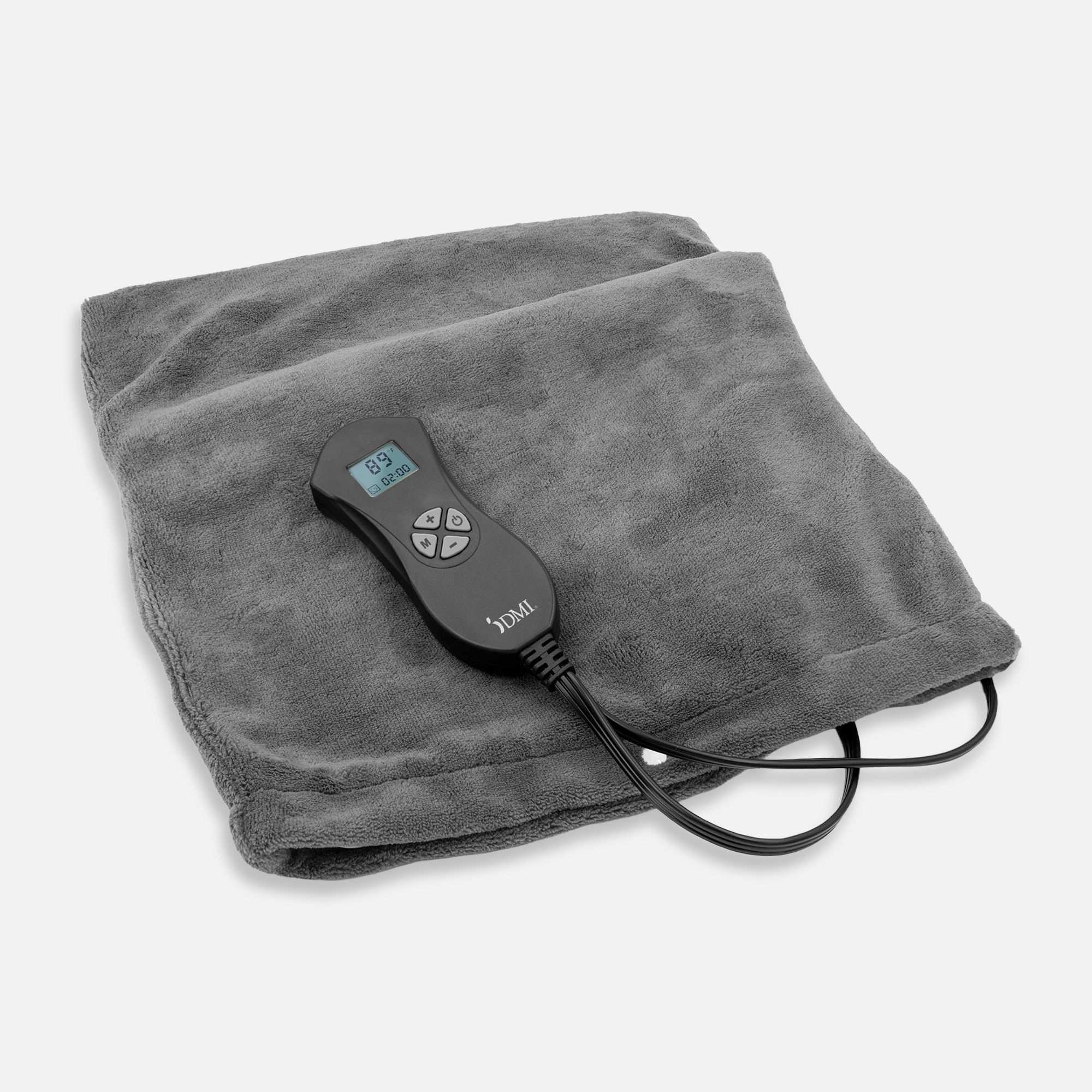 DMI Digital Heating Pad with Moist Heat Insert, Dark Gray, 12" x 15"