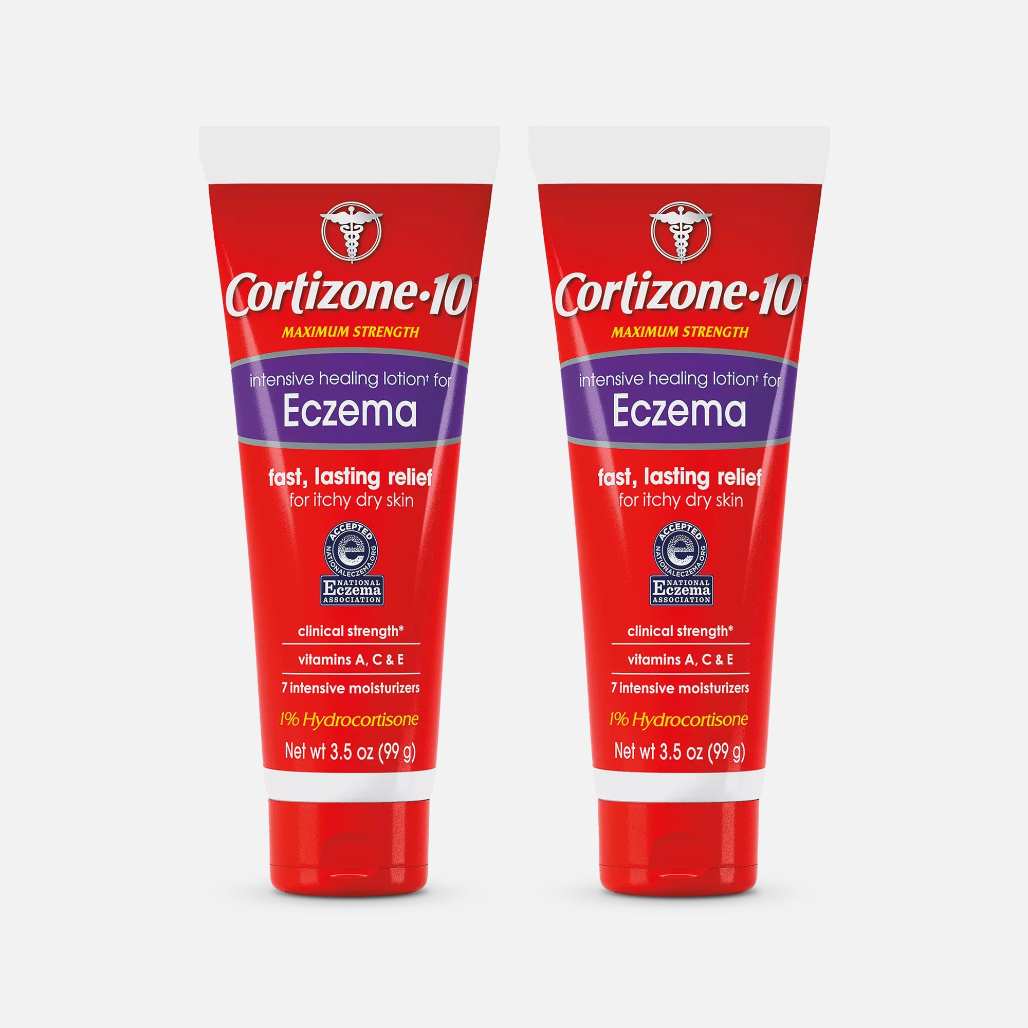 Cortizone 10 Intensive Healing Lotion, Eczema and Itchy, Dry Skin, 3.5 oz. (2-Pack)