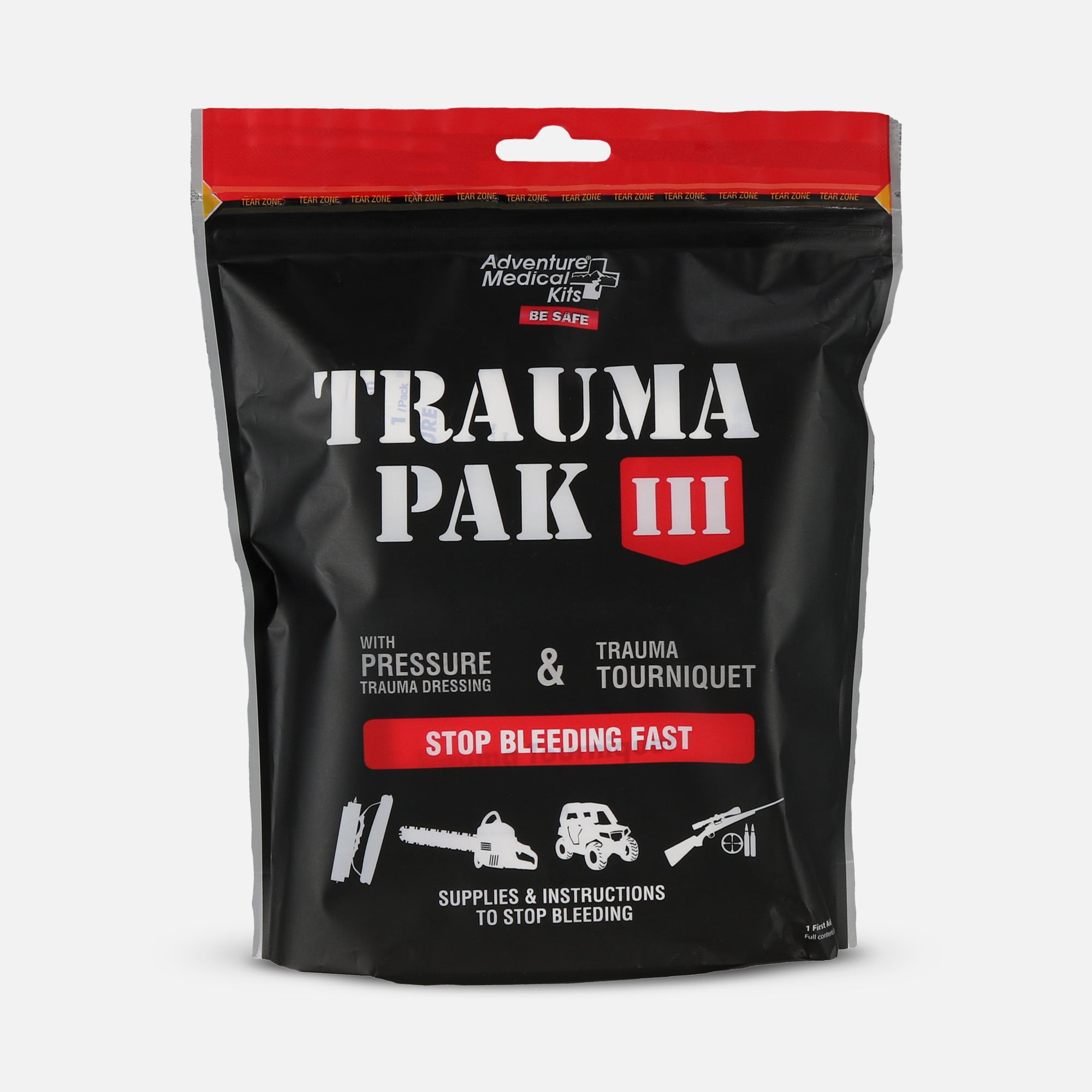 Adventure Medical Kits Trauma Pak III with Tourniquet, 7 pc.