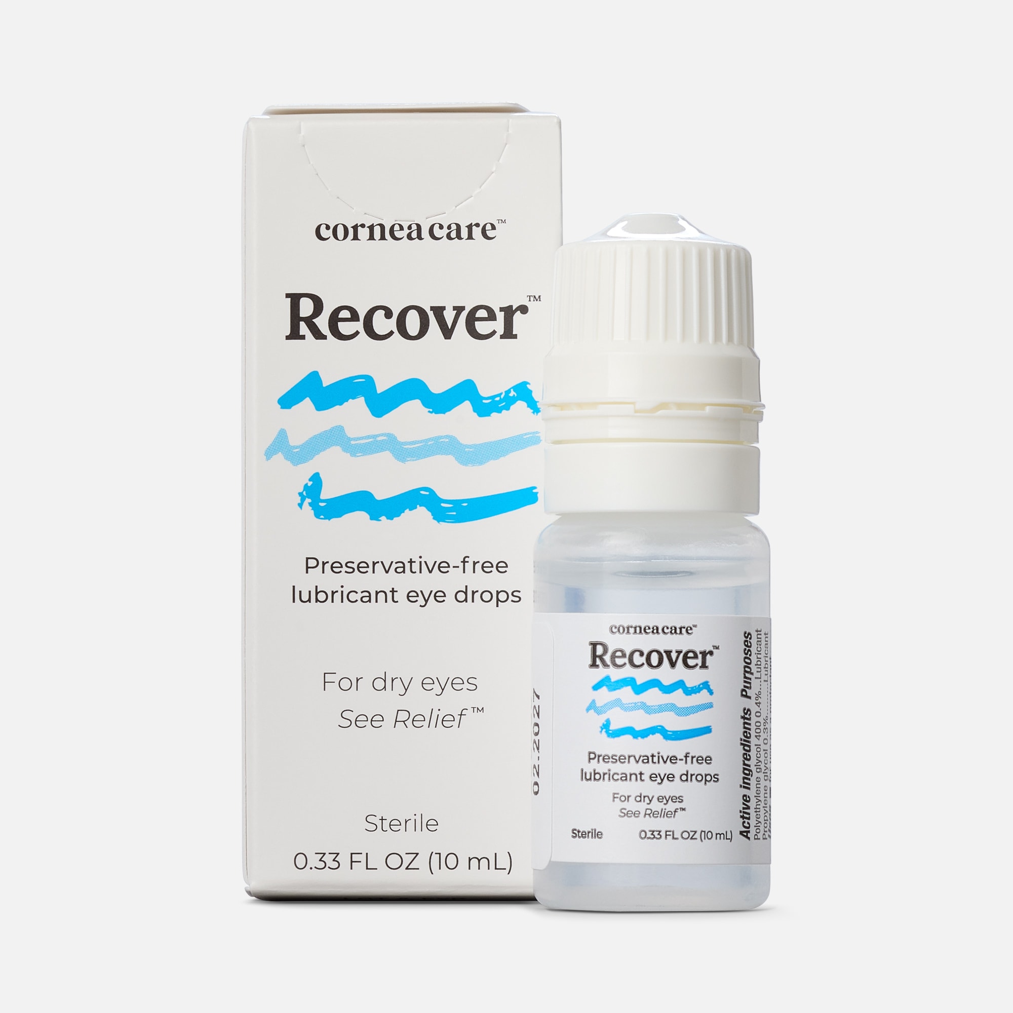 CorneaCare Recover Preservative-Free Artificial Tear, 0.33 fl oz.