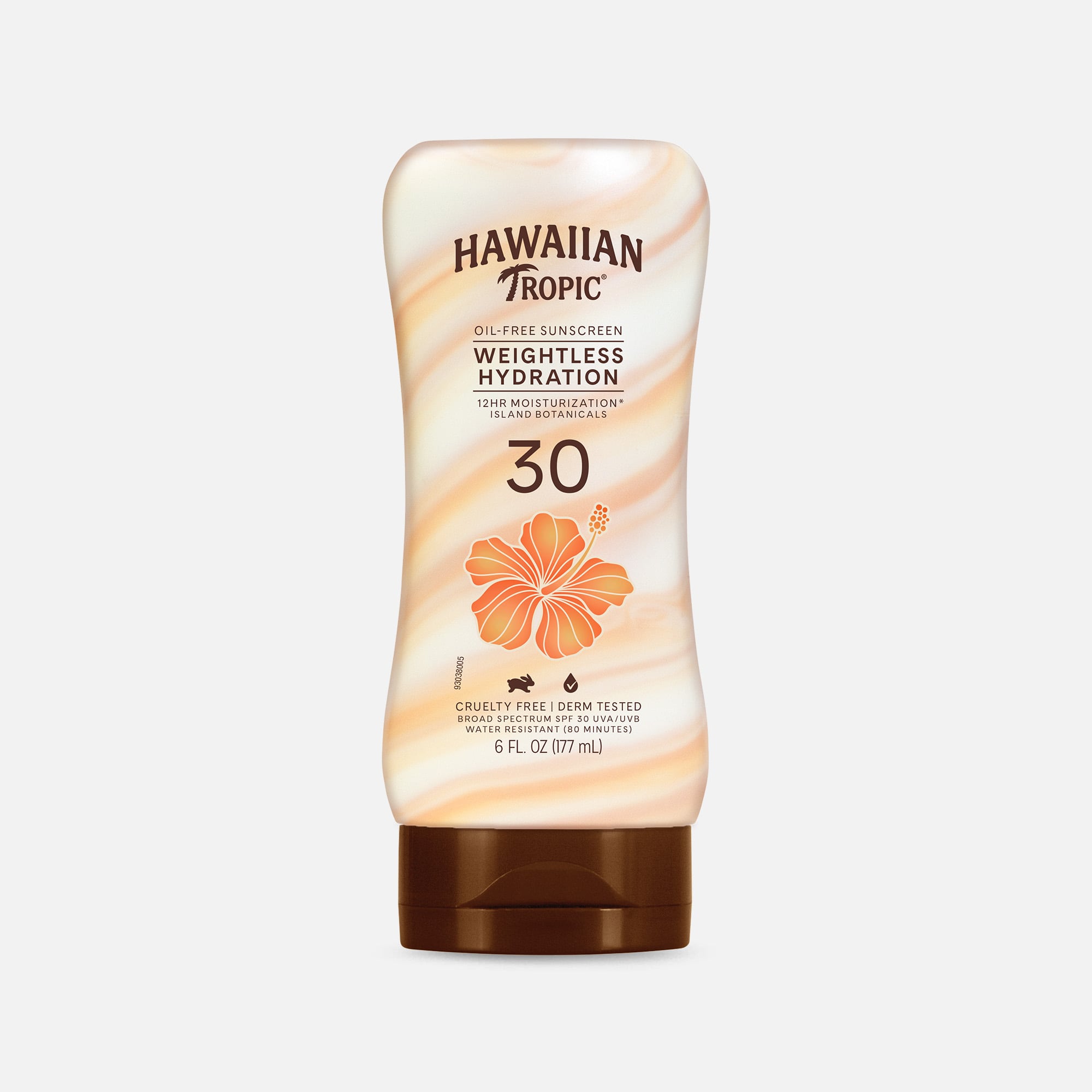 Hawaiian Tropic Silk Hydration Weightless Lotion Sunscreen SPF 30, 6 oz.