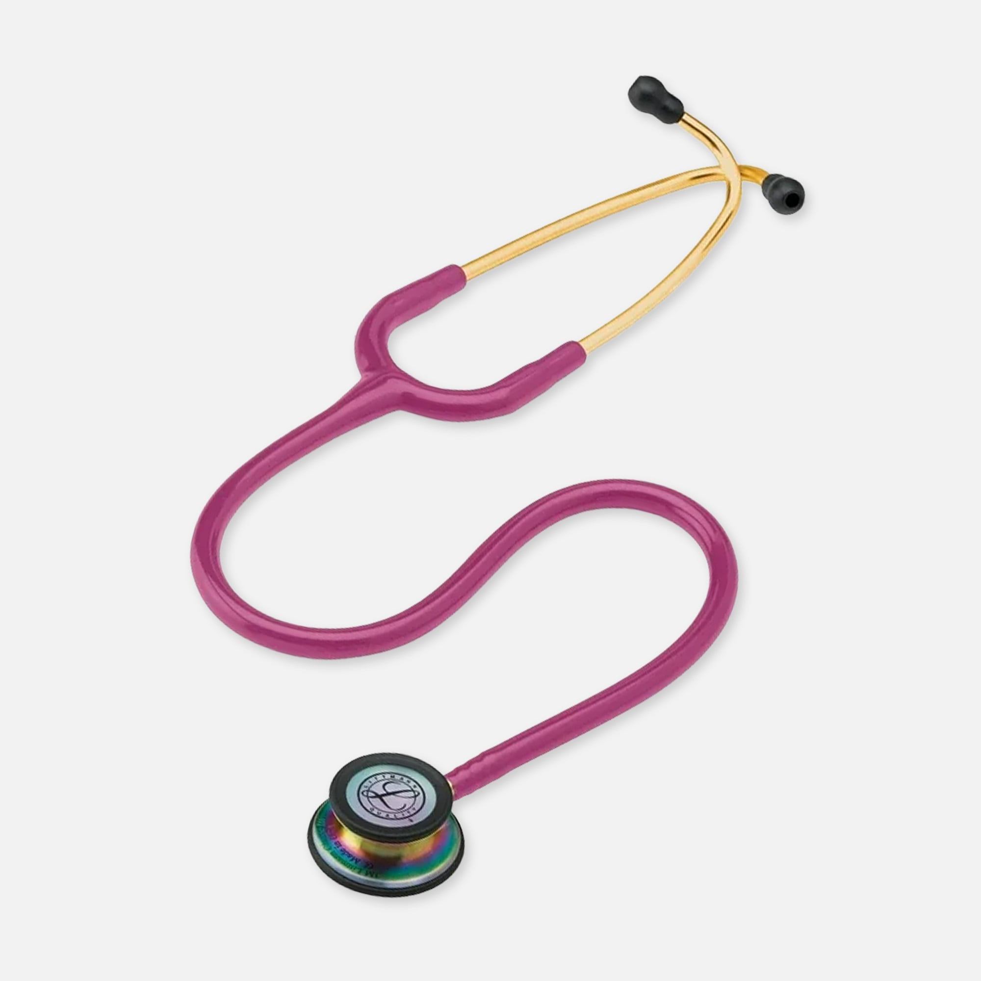 Littmann Classic III Stethoscope, Raspberry Tube with Rainbow Finish, 27"