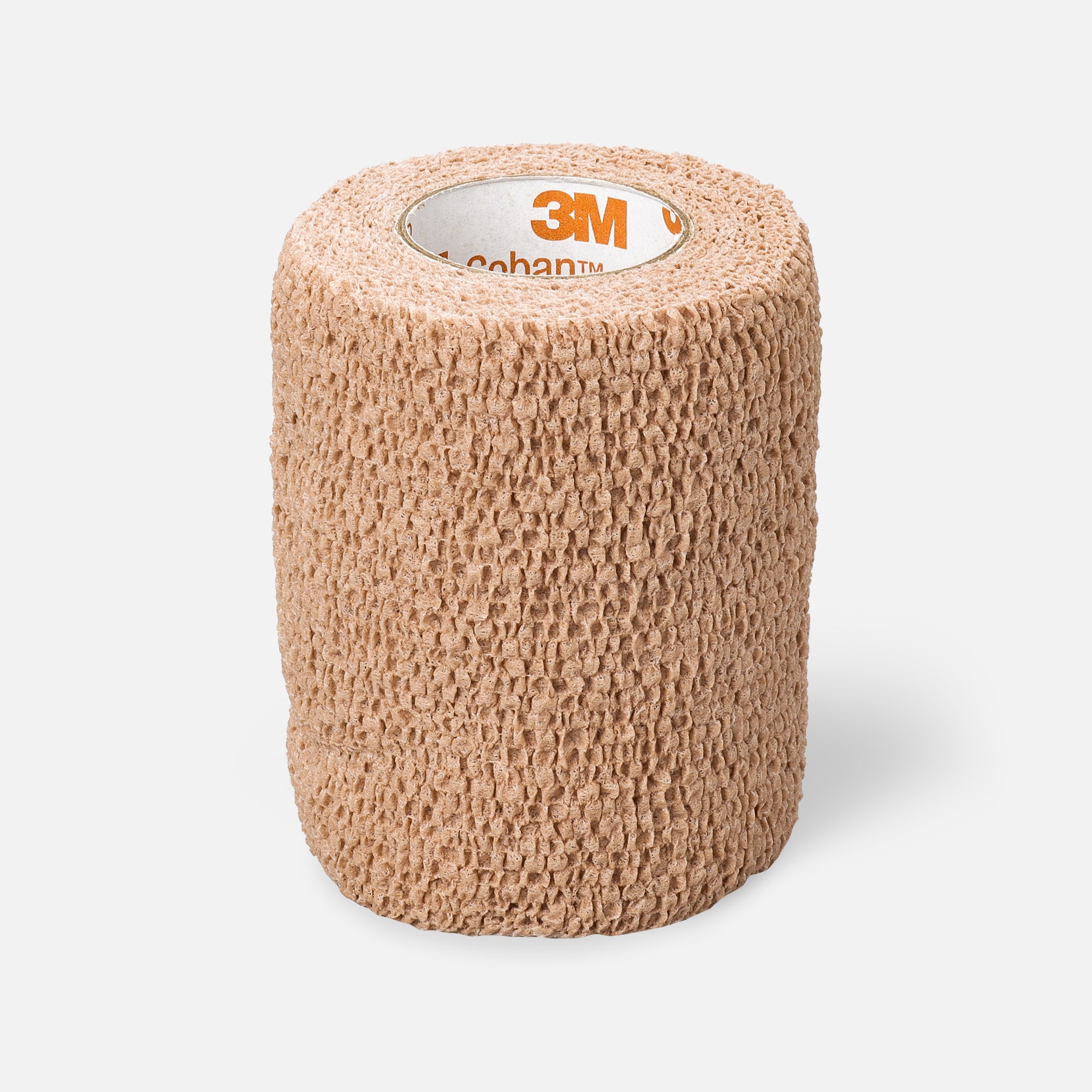 Nexcare No Hurt Self-Adherent Wrap, 3 in x 80 in, Tan