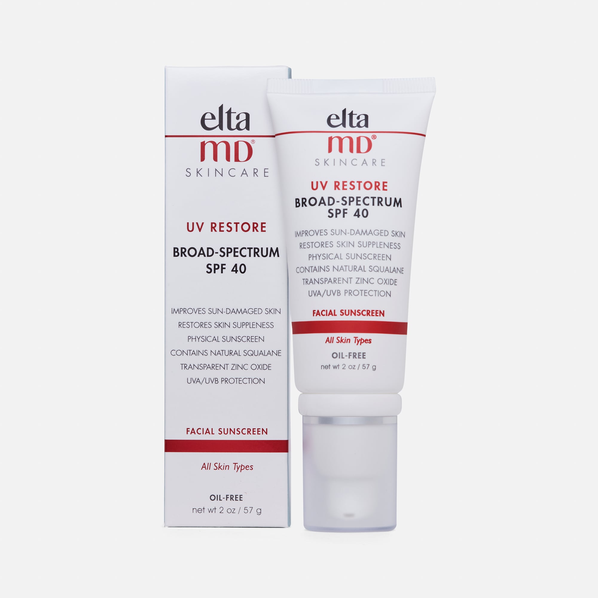 EltaMD UV Restore Broad-Spectrum Face Sunscreen, SPF 40, 2 oz.