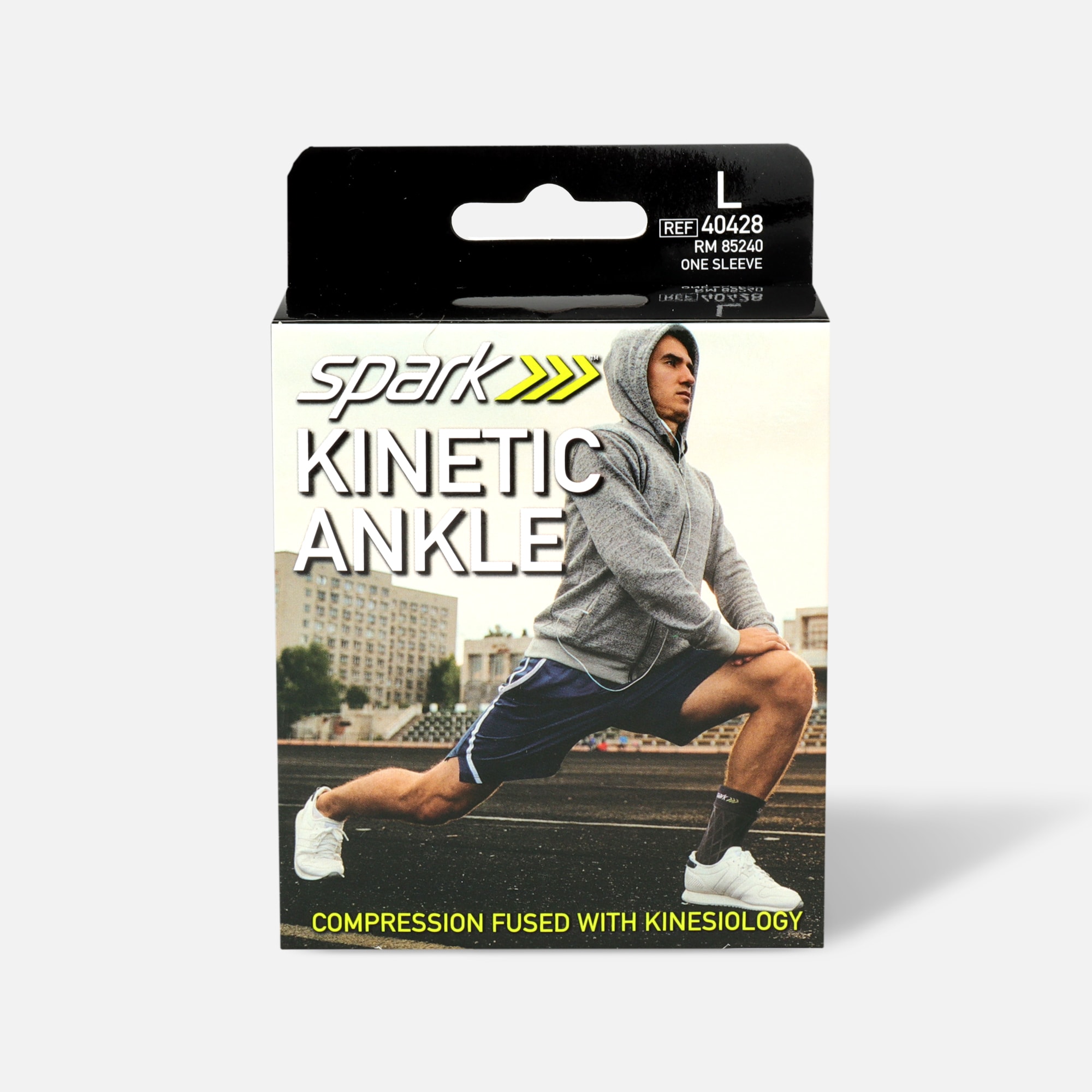 Spark Kinetic Compression Ankle Sleeve, Large