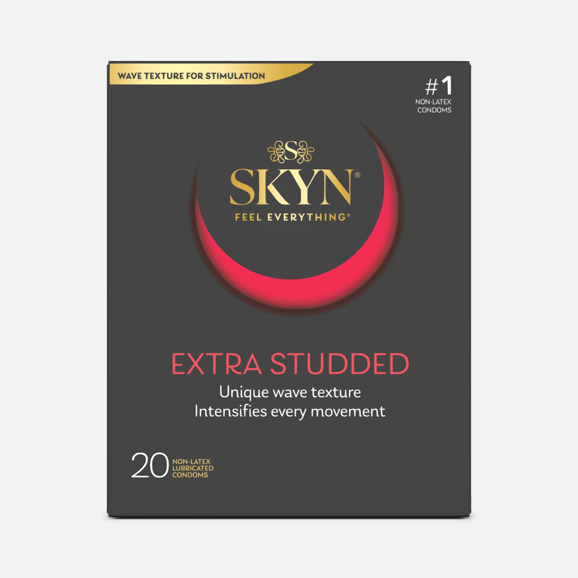 SKYN Extra Studded Condoms, 20 ct.