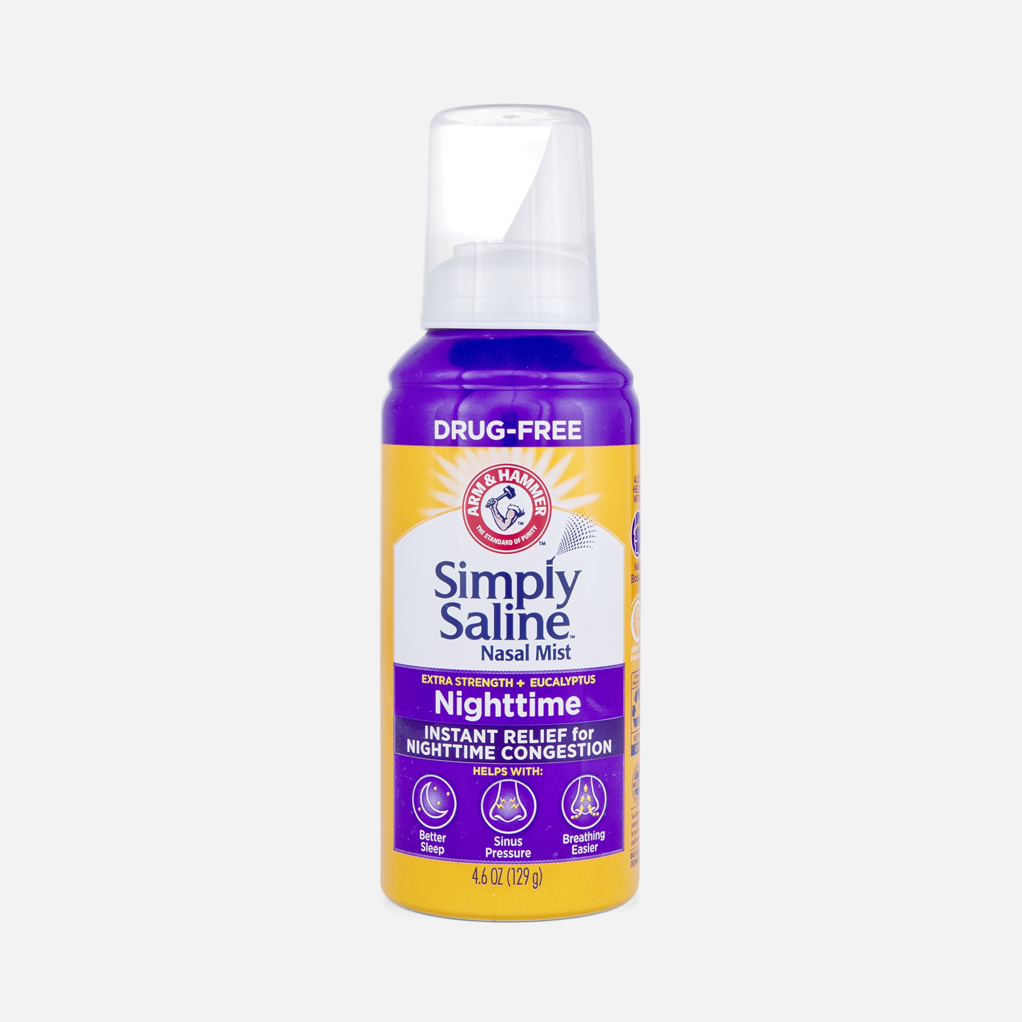 Simply Saline Nighttime Extra Strength + Eucalyptus Nasal Mist, 4.6 oz.