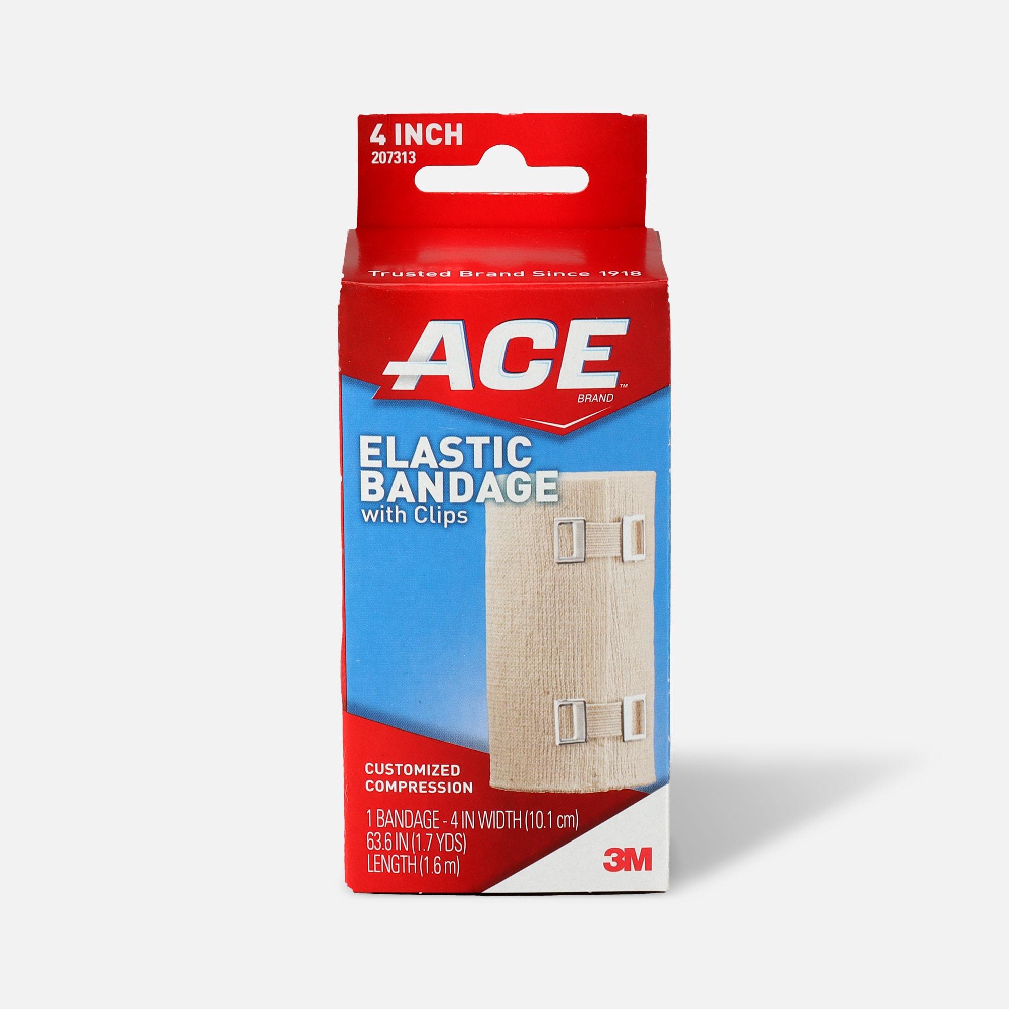 ACE 4" Elastic Bandage with Clips