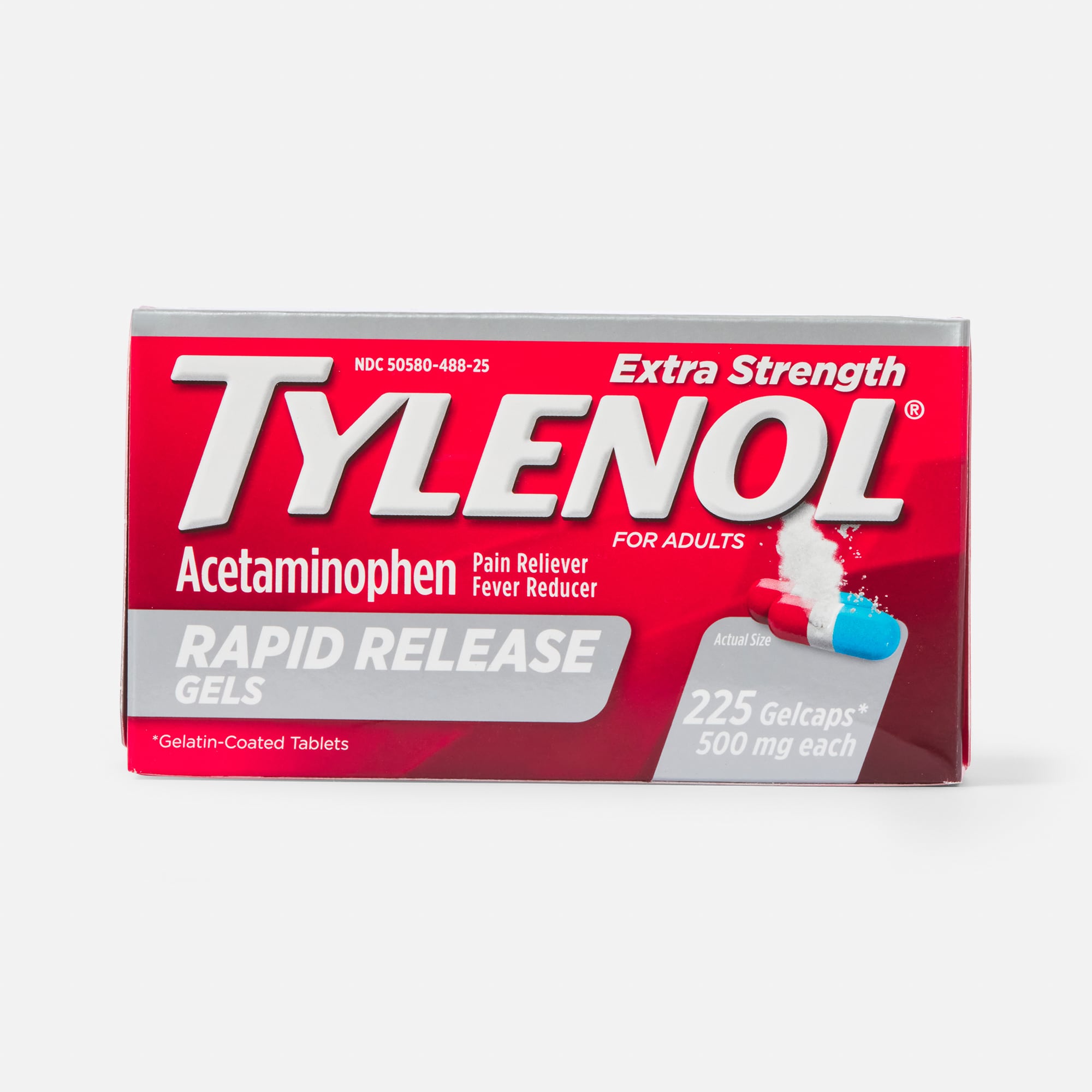 Tylenol Extra Strength Rapid Release Gels, 225 ct.
