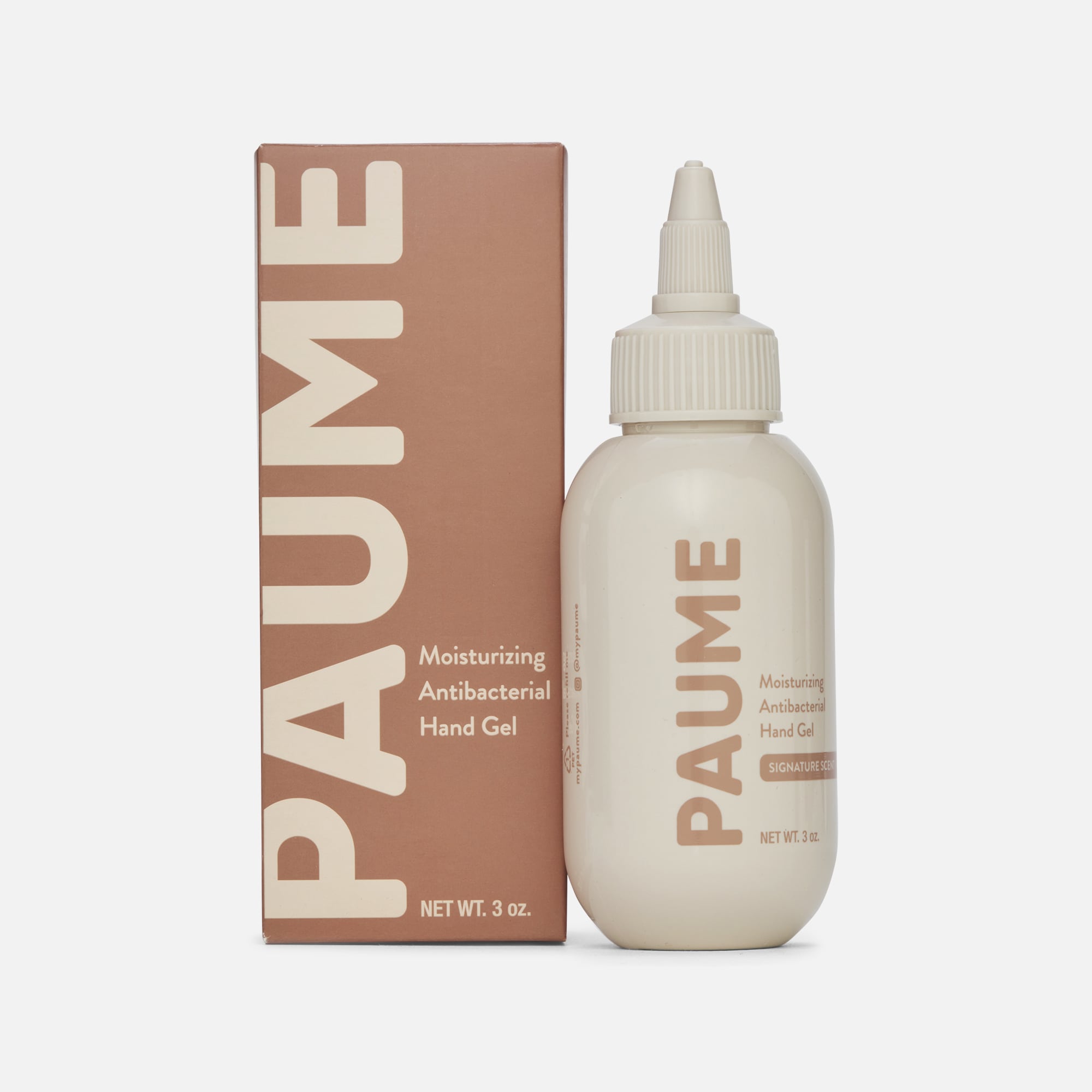 PAUME Hand Sanitizer Travel Bottle, 3 fl oz.
