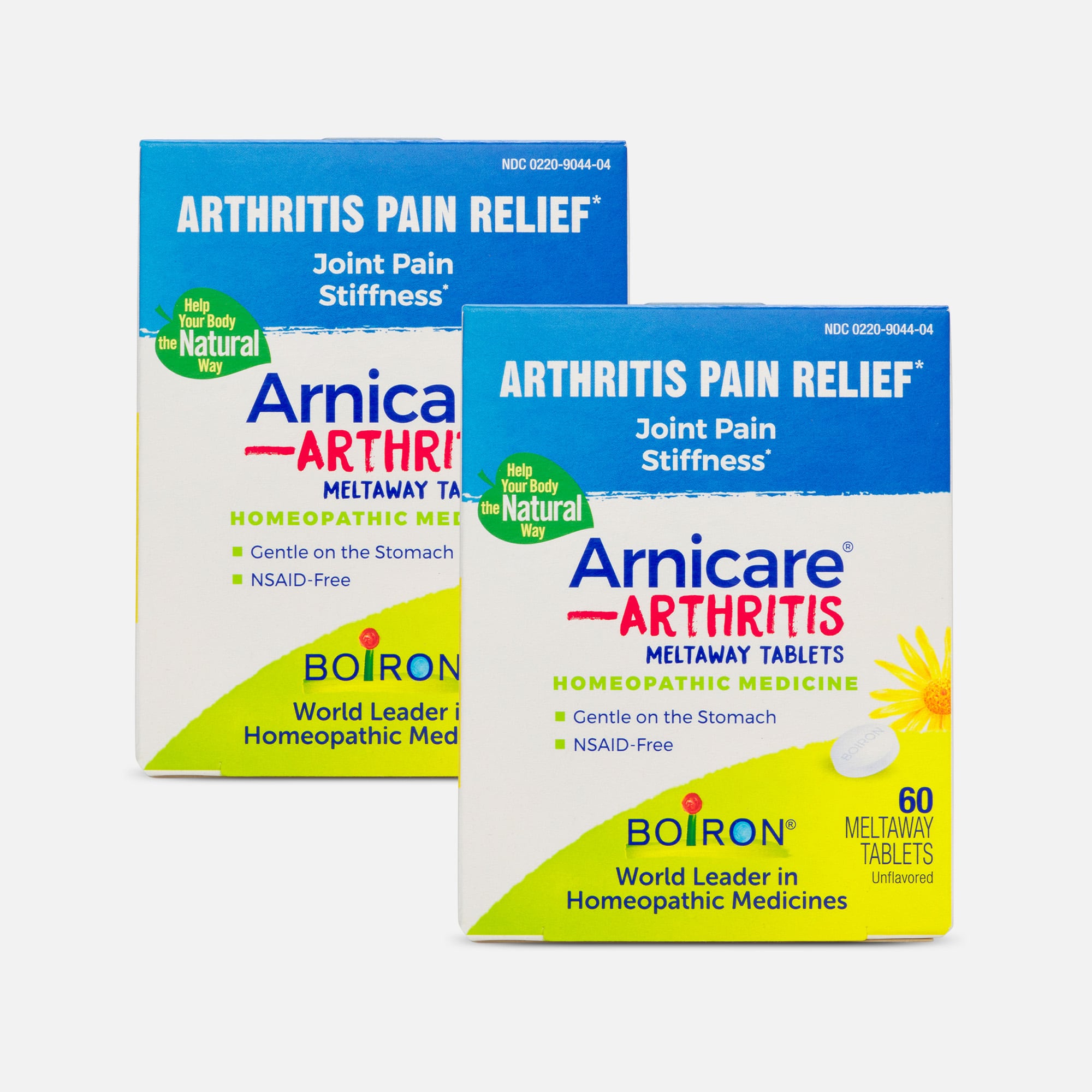 Boiron Arnicare Arthritis Pain Relief Meltaway Tablets, 60 ct. (2-Pack)